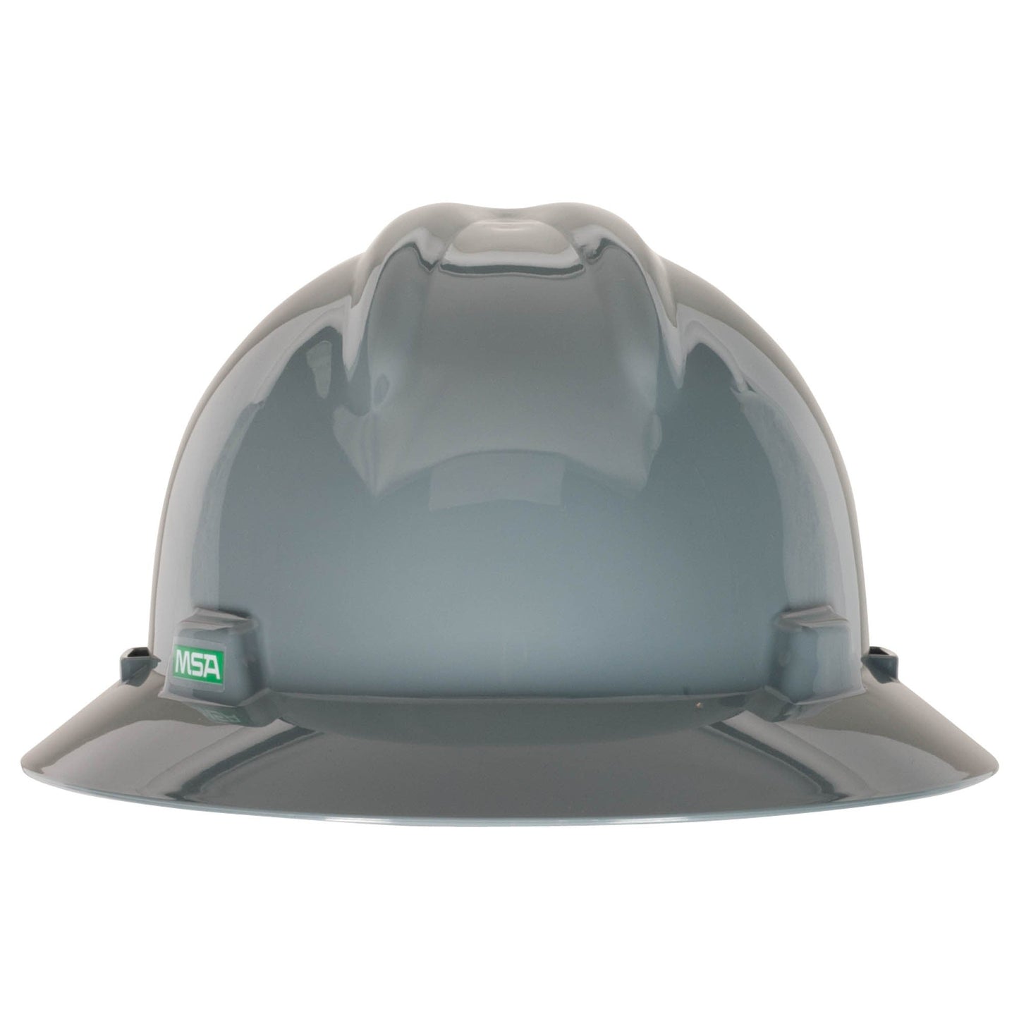 Red Hard Hats - MSA - V-Gard Full Brim Design