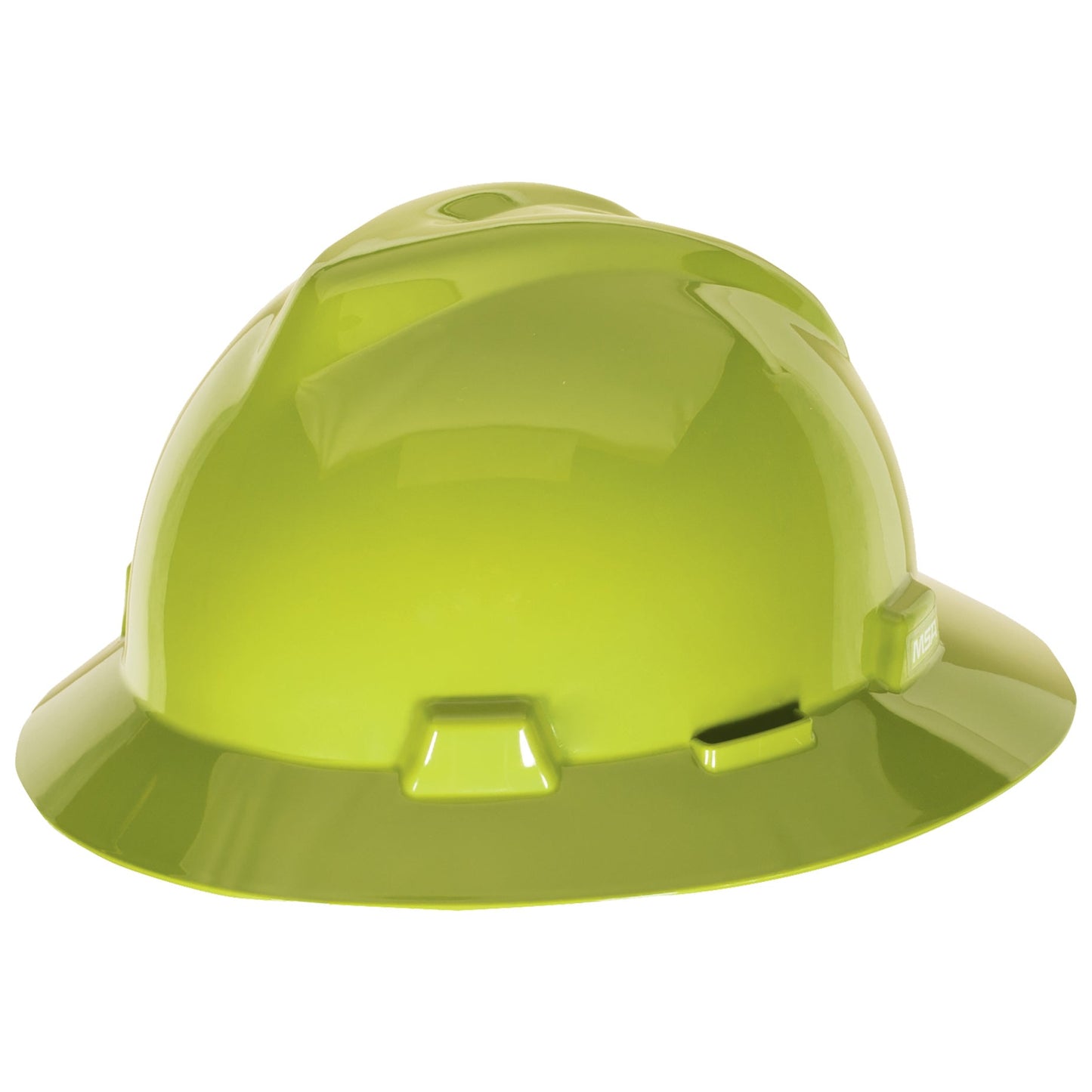Red Hard Hats - MSA - V-Gard Full Brim Design
