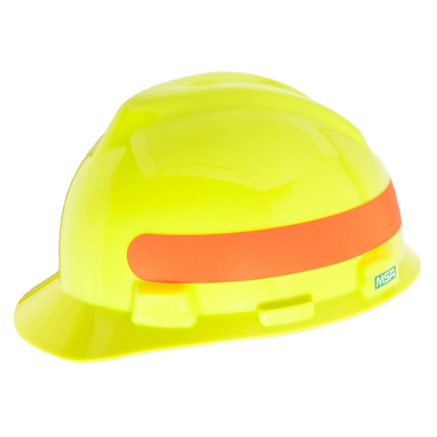 Hi-Viz Yellow Hard Hats - MSA - Impact Resistant