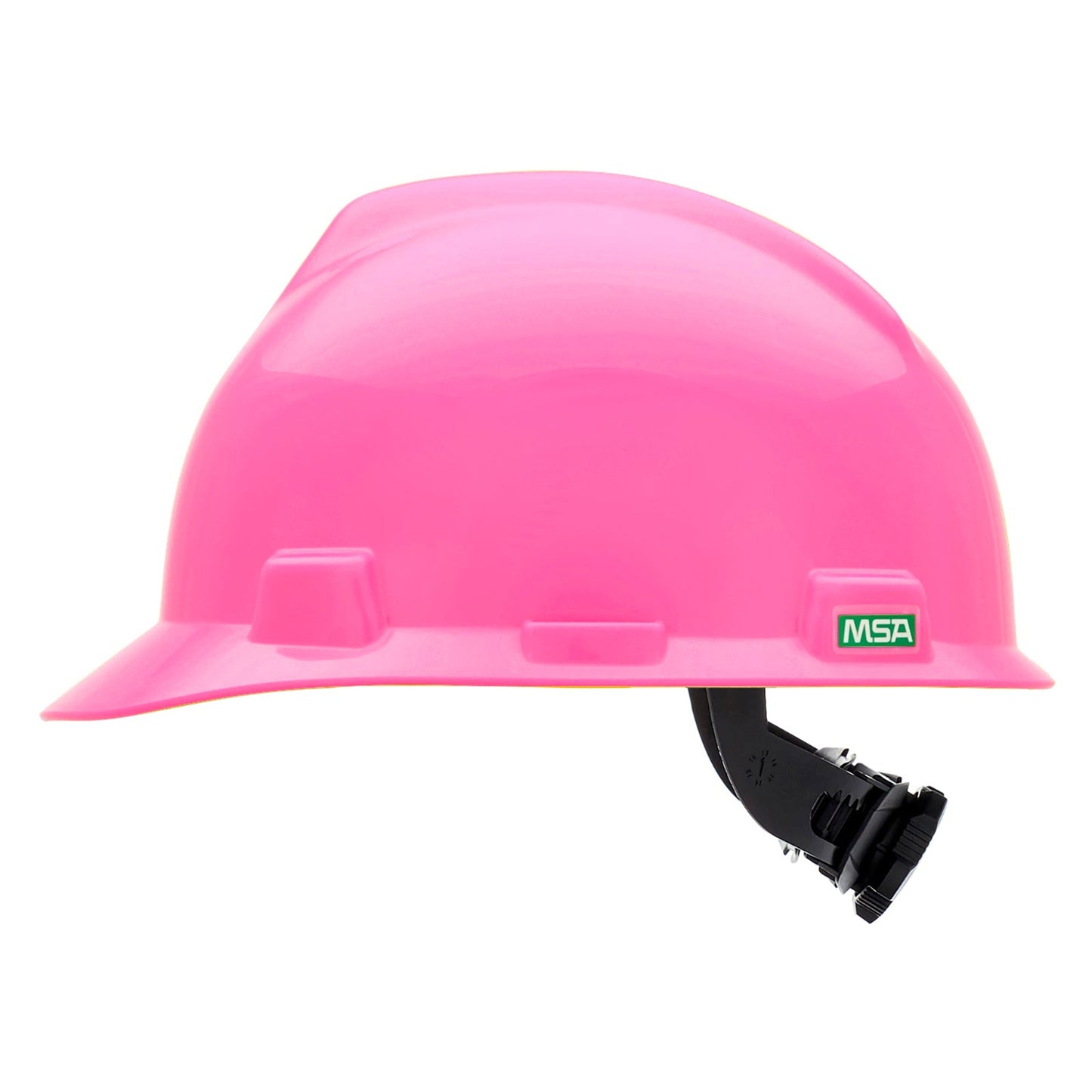 Magenta Hard Hats - MSA - Durable V-Gard Cap Style