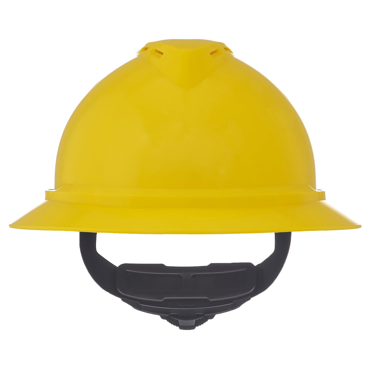 White Hard Hats - MSA - Vented Full Brim Design