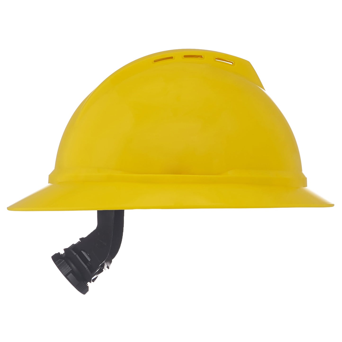 White Hard Hats - MSA - Vented Full Brim Design