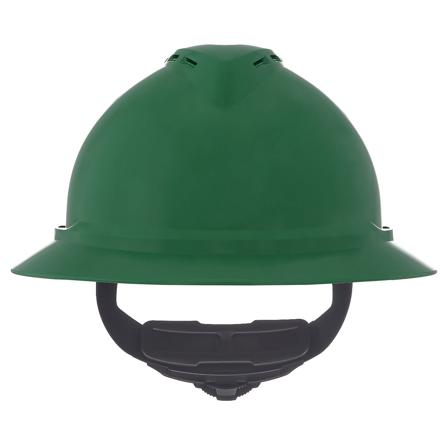 White Hard Hats - MSA - Vented Full Brim Design