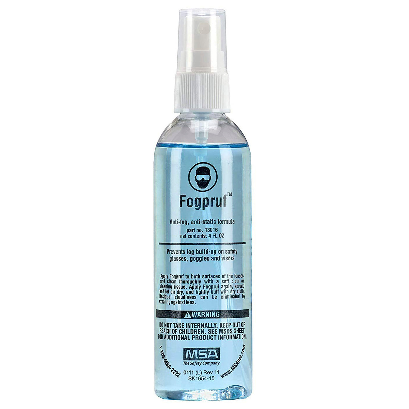 4oz Cleaning Sprays - MSA - Fogpruf Cleaner Refill