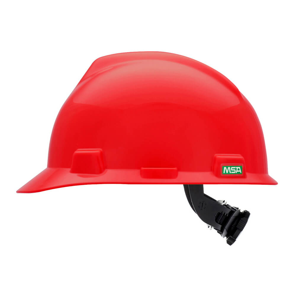 Magenta Hard Hats - MSA - Durable V-Gard Cap Style