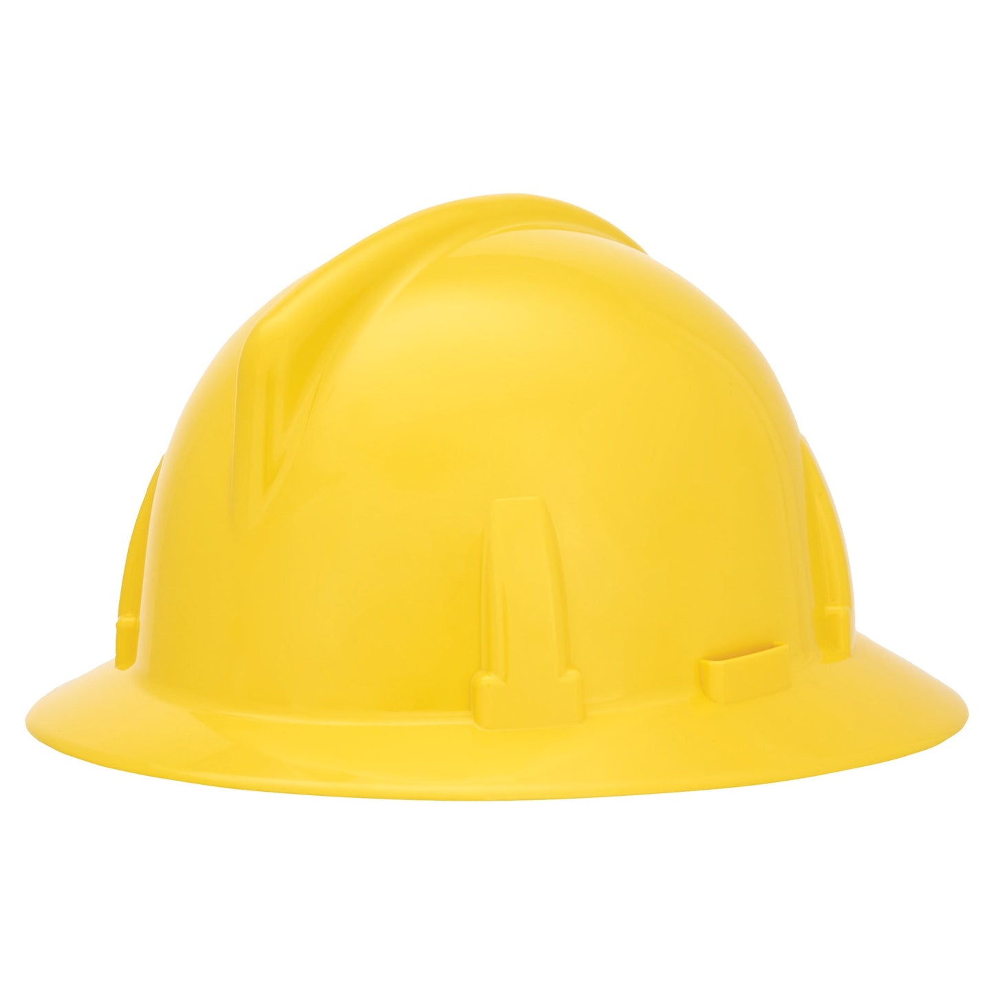 Yellow Hard Hats - MSA - Durable Full Brim Design