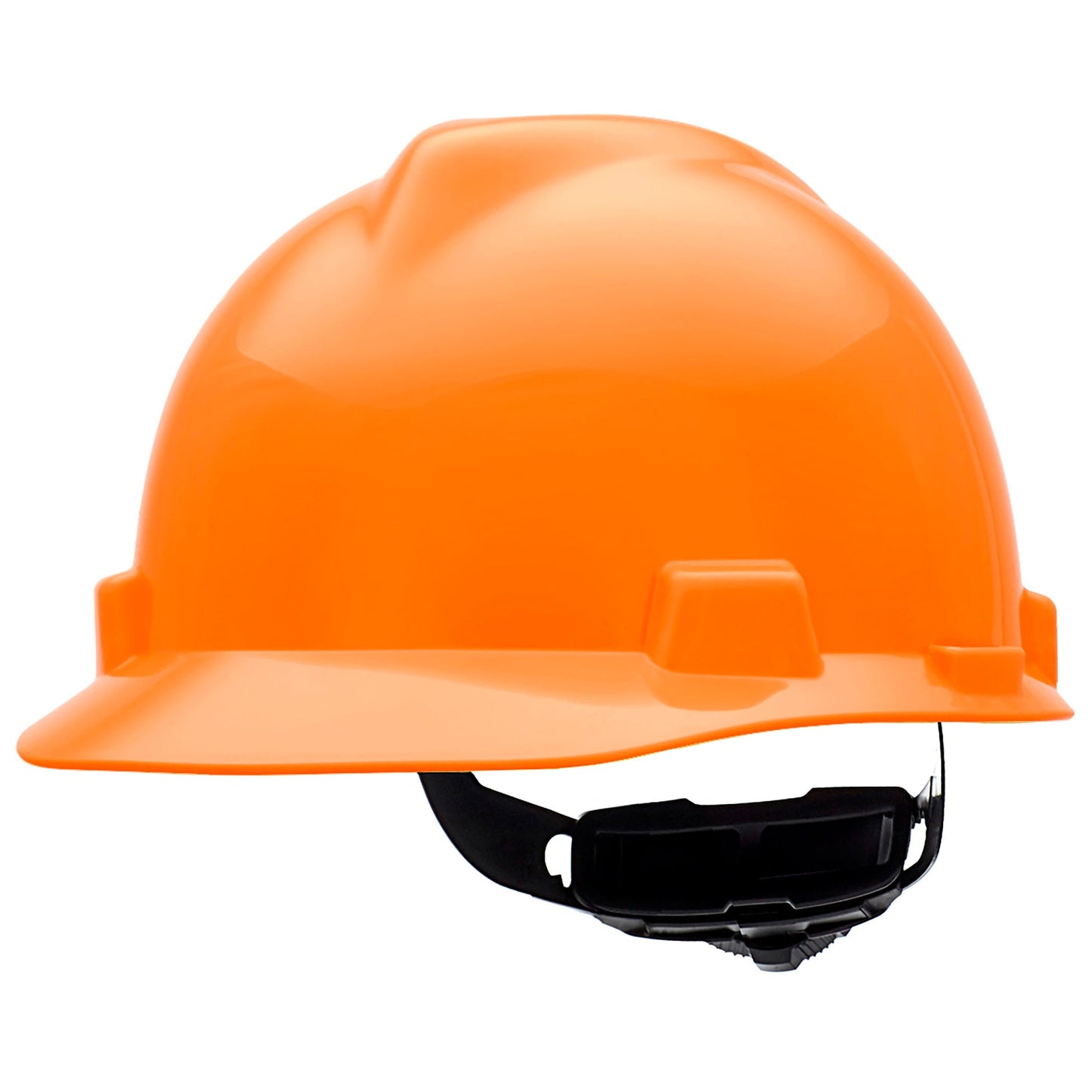 Hi-Viz Yellow Hard Hats - MSA - Cap Style V-Gard