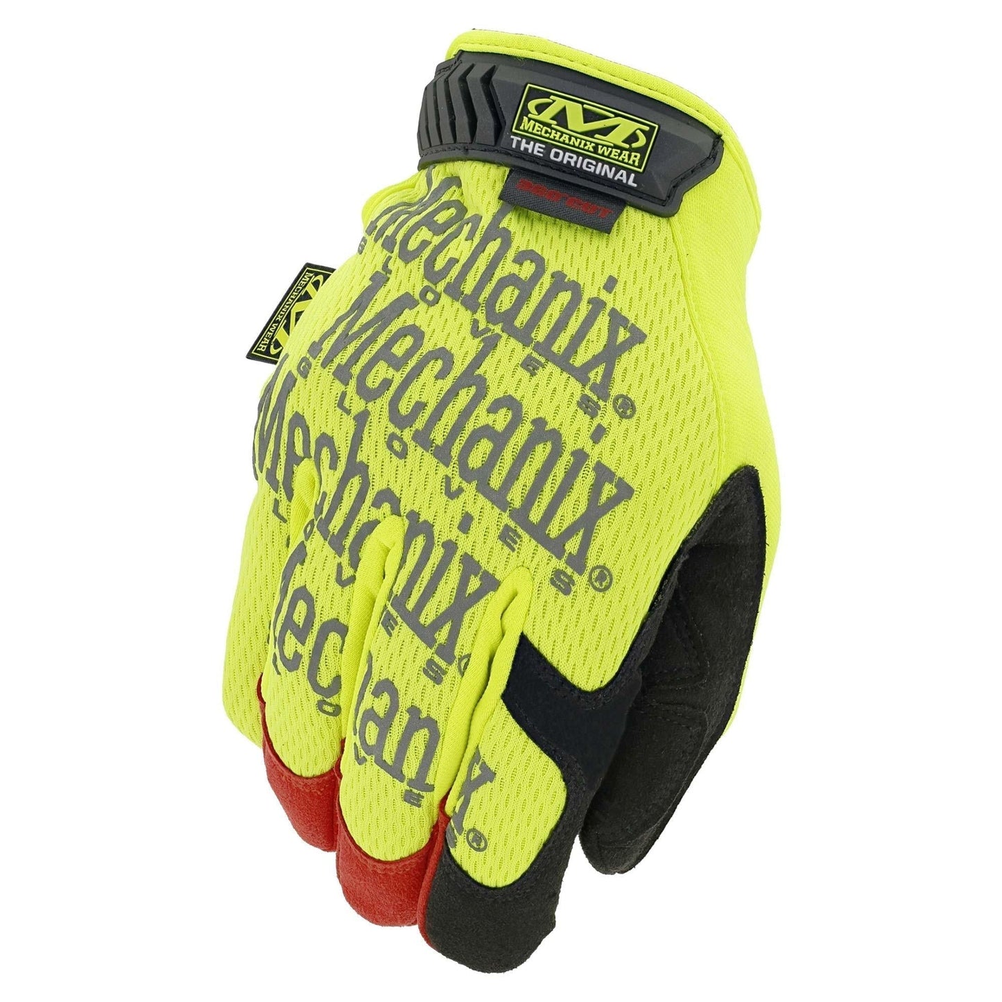 Yellow/Lime Performance Gloves - Mechanix - Hi-Viz Design