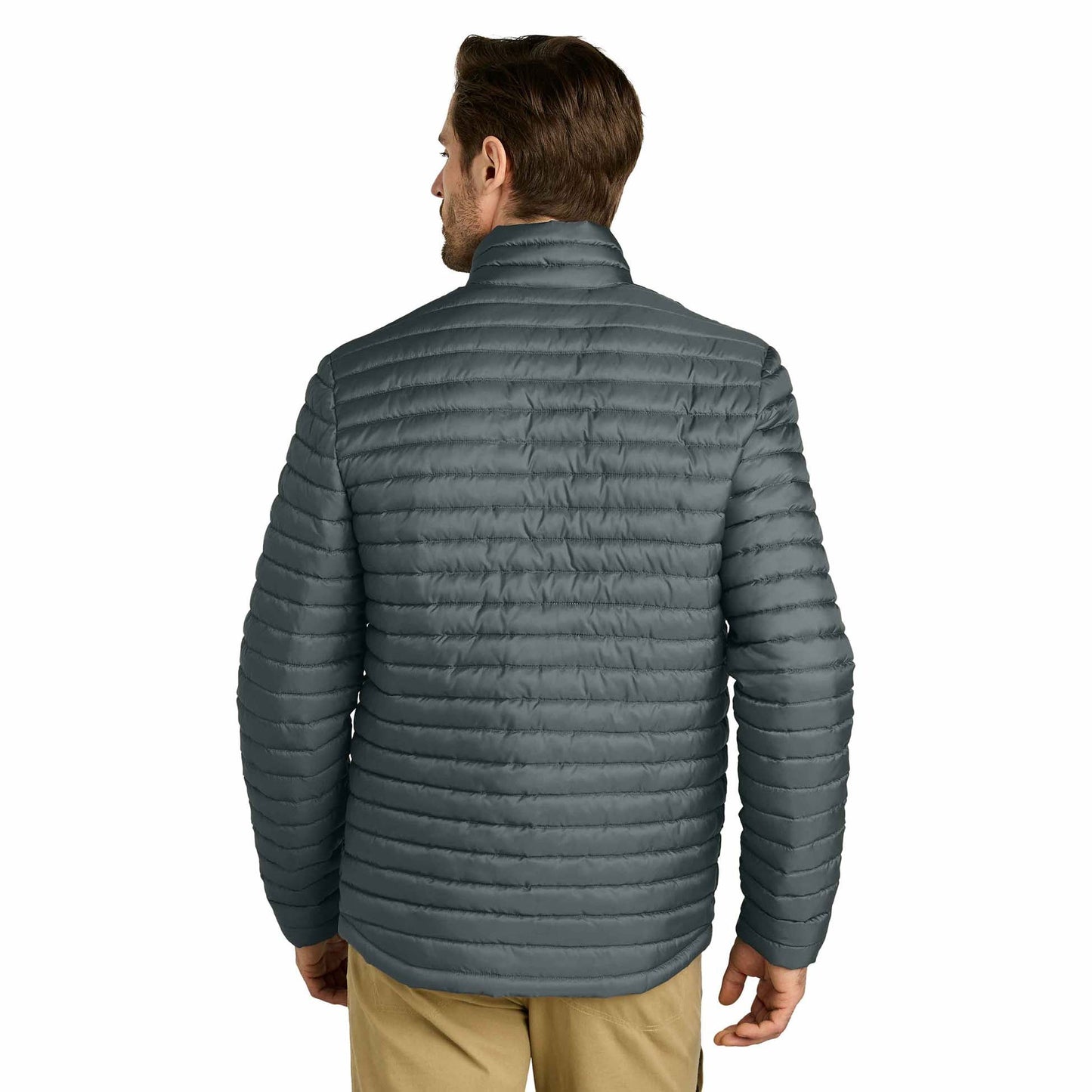 Black Quilted Jacket - Eddie Bauer - Packable Style