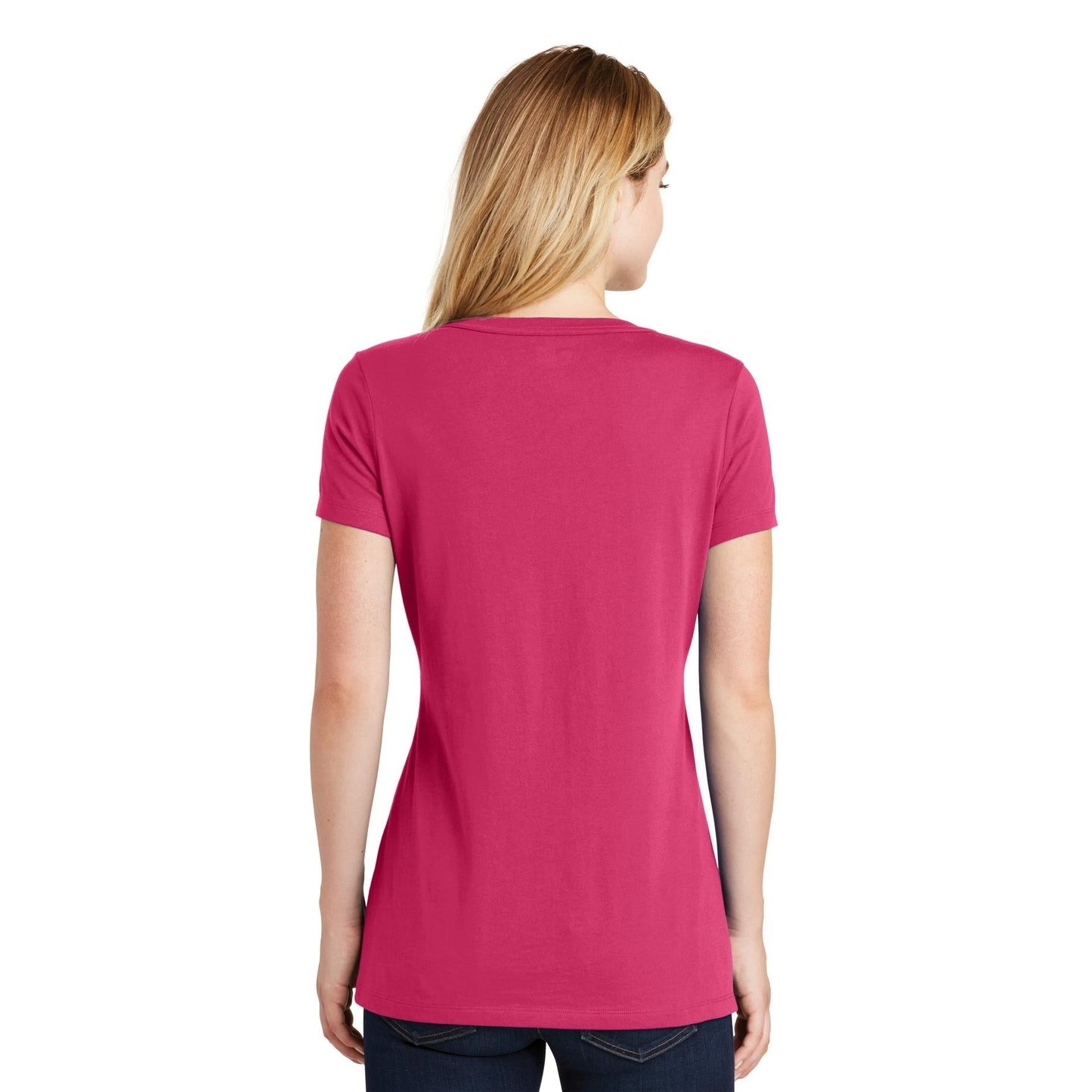 Black V-Neck Tee - New Era - Soft Blend