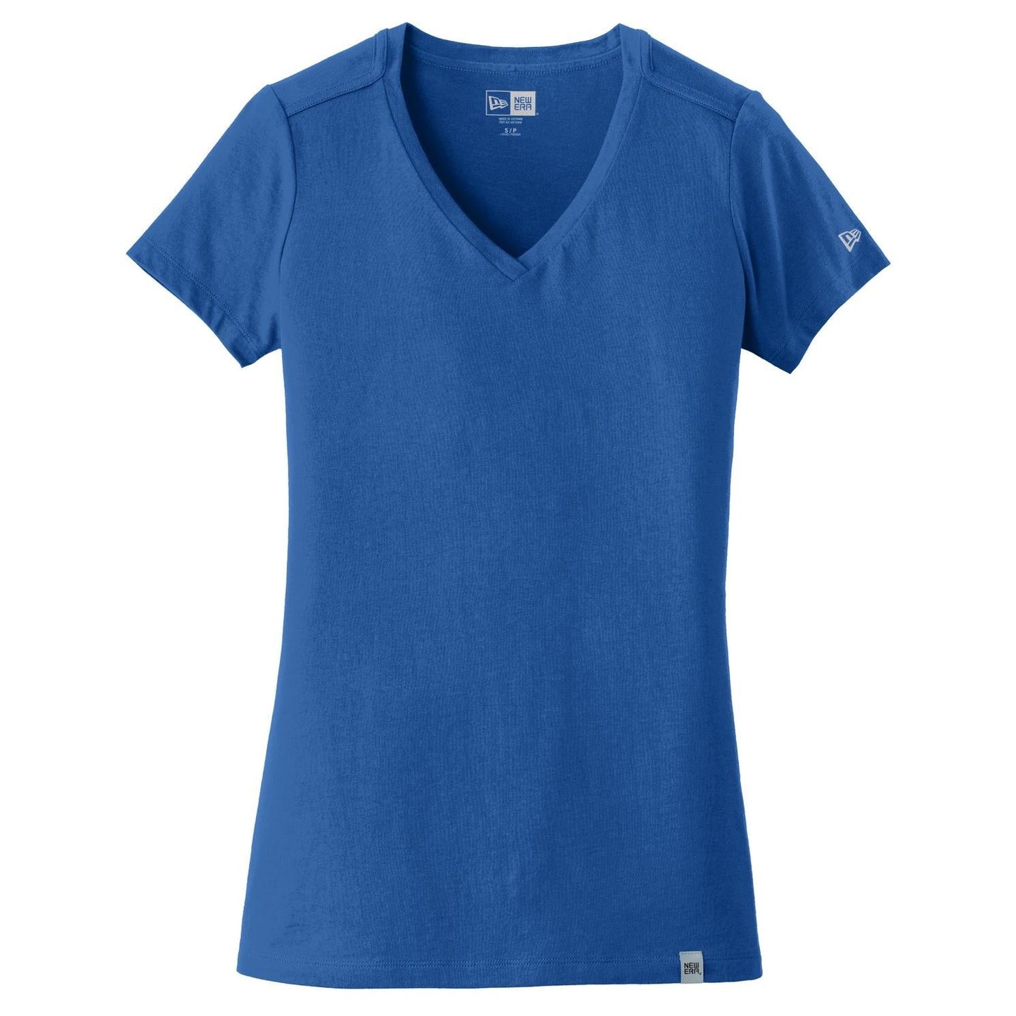 Black V-Neck Tee - New Era - Soft Blend