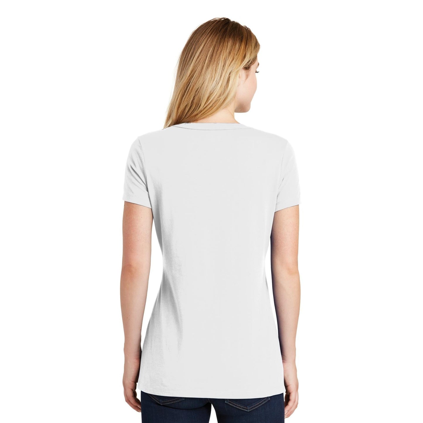 Black V-Neck Tee - New Era - Soft Blend