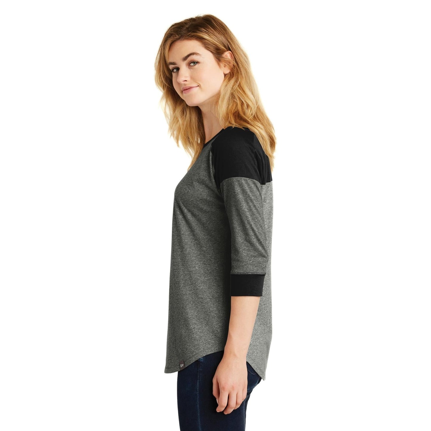 Black/Black Twist T-Shirt - New Era - Soft Fabric