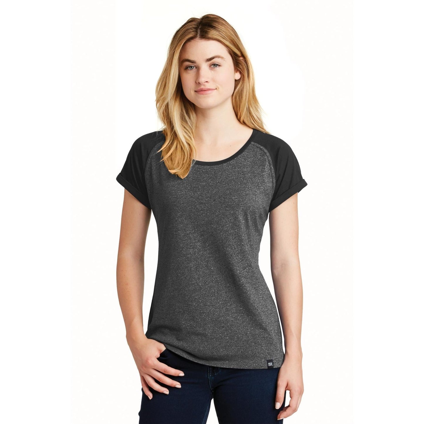 Black Twist T-Shirt - New Era - Soft Blend