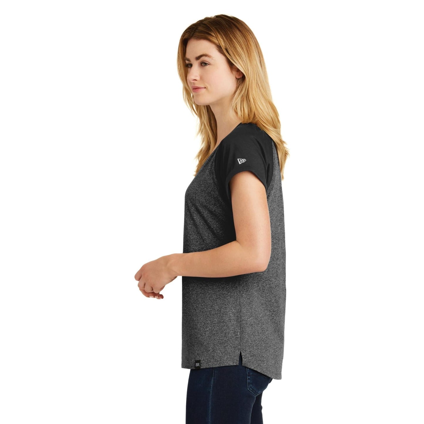 Black Twist T-Shirt - New Era - Soft Blend