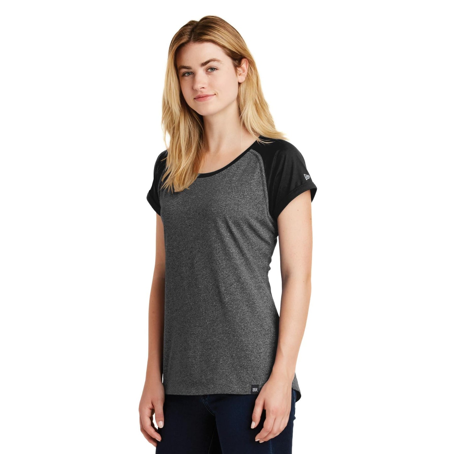 Black Twist T-Shirt - New Era - Soft Blend