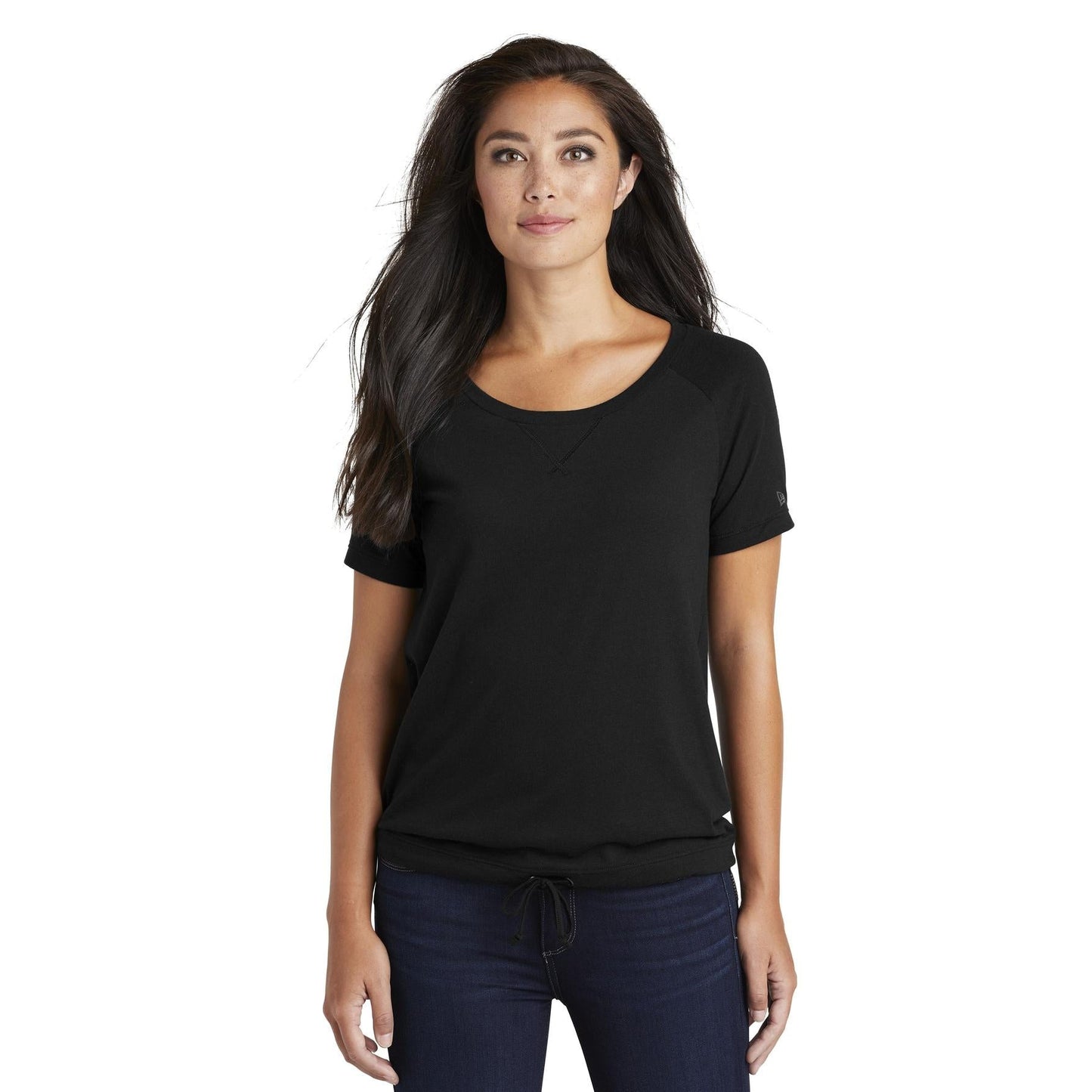 Black Solid T-Shirt - New Era - Performance Fabric