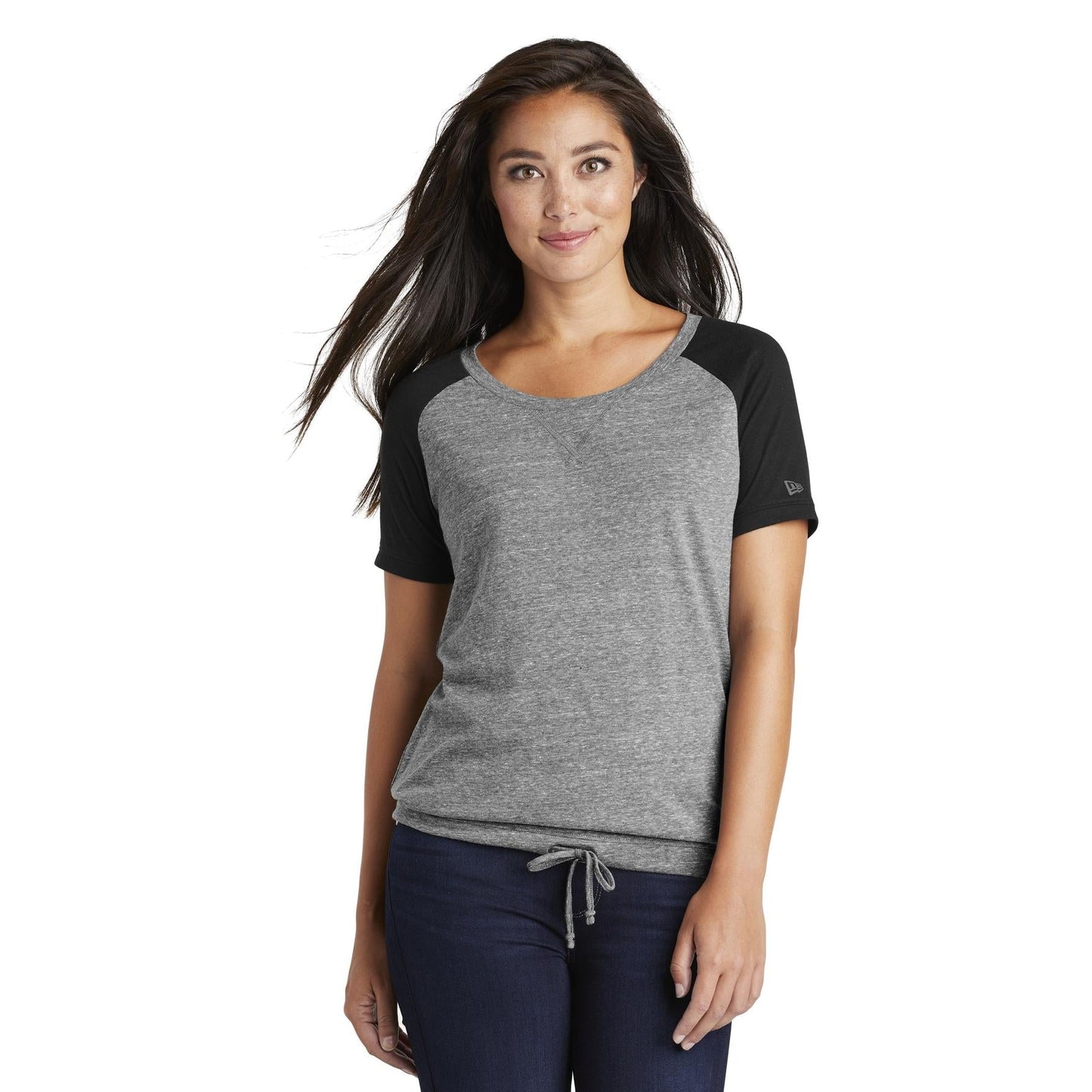 Black Solid T-Shirt - New Era - Performance Fabric