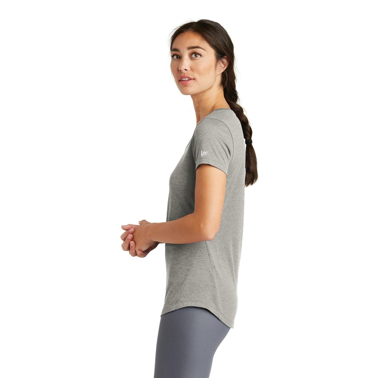 Black Solid T-Shirt - New Era - Moisture Wicking
