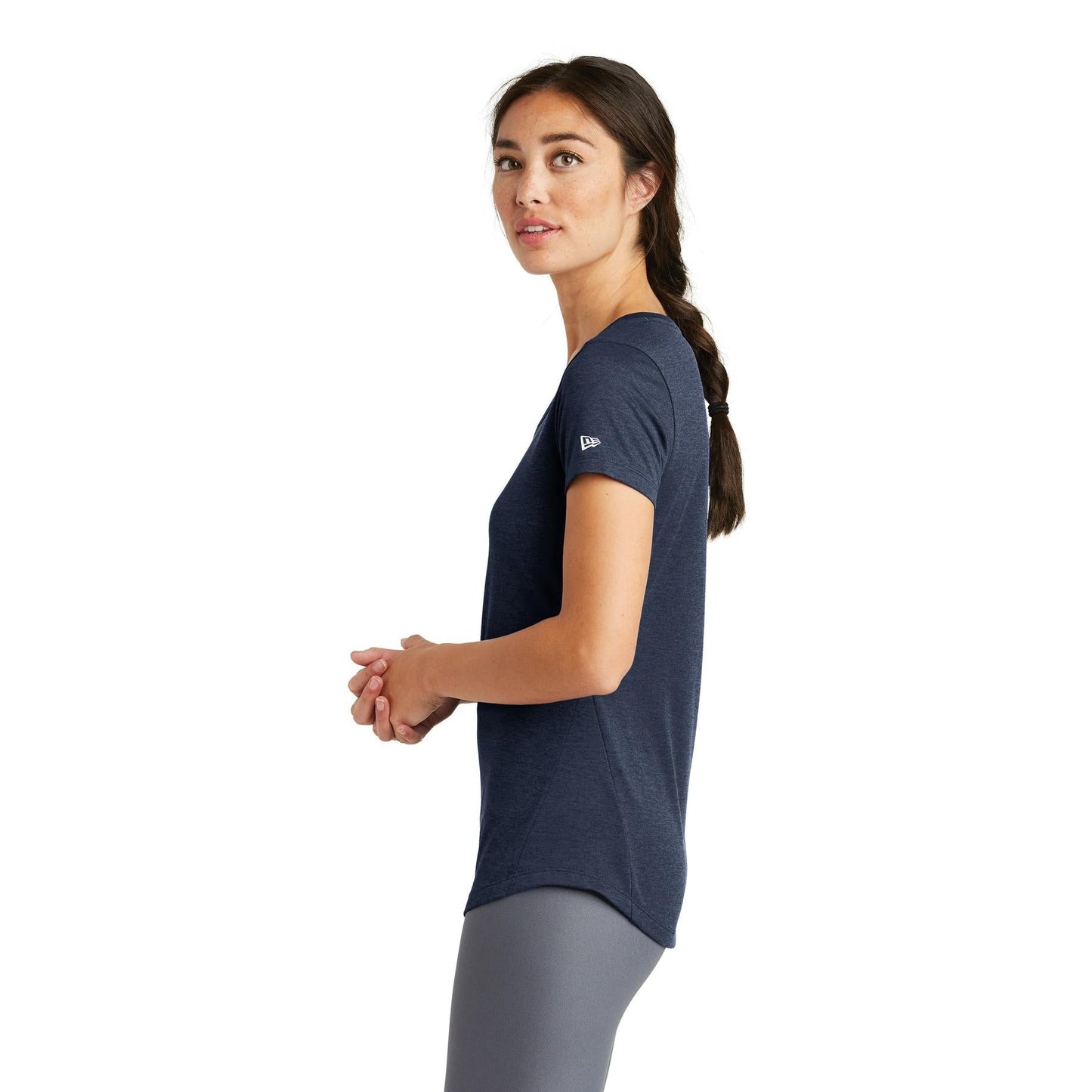 Black Solid T-Shirt - New Era - Moisture Wicking