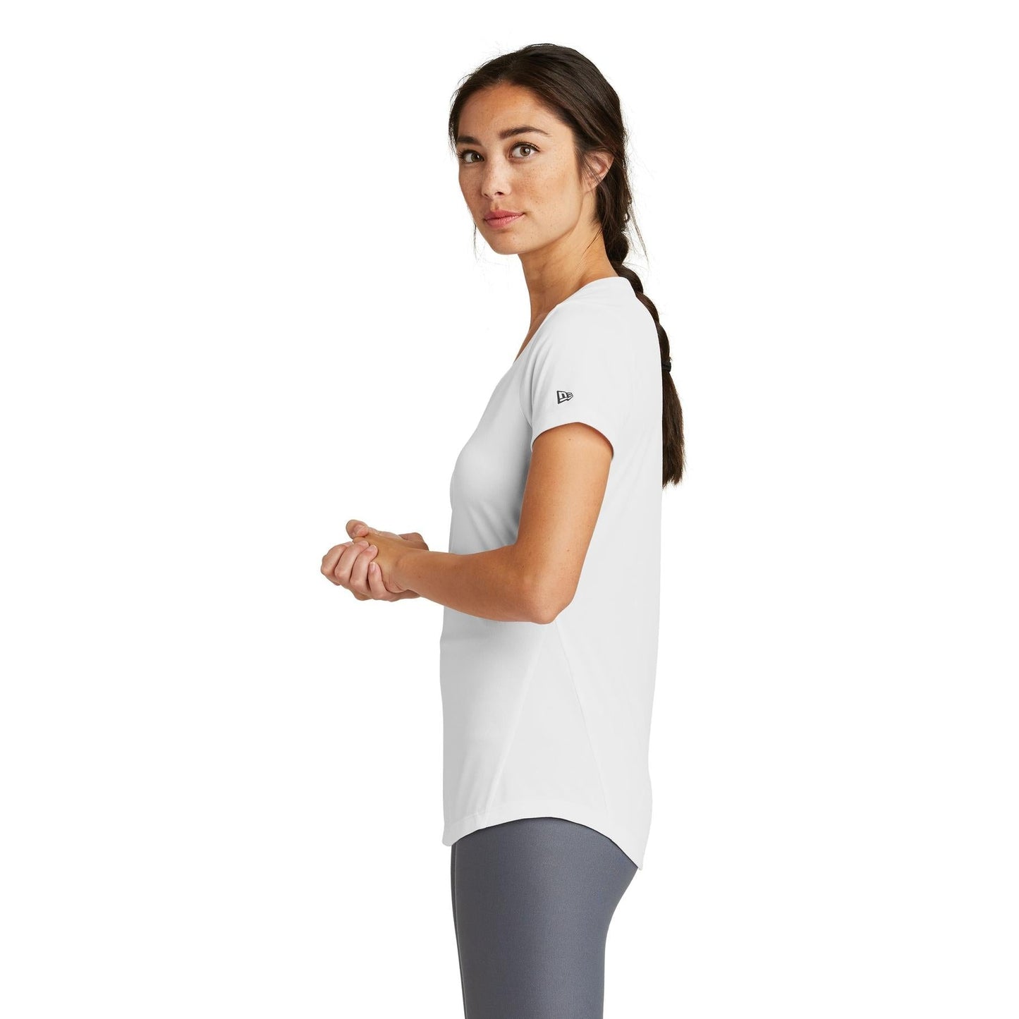 Black Solid T-Shirt - New Era - Moisture Wicking