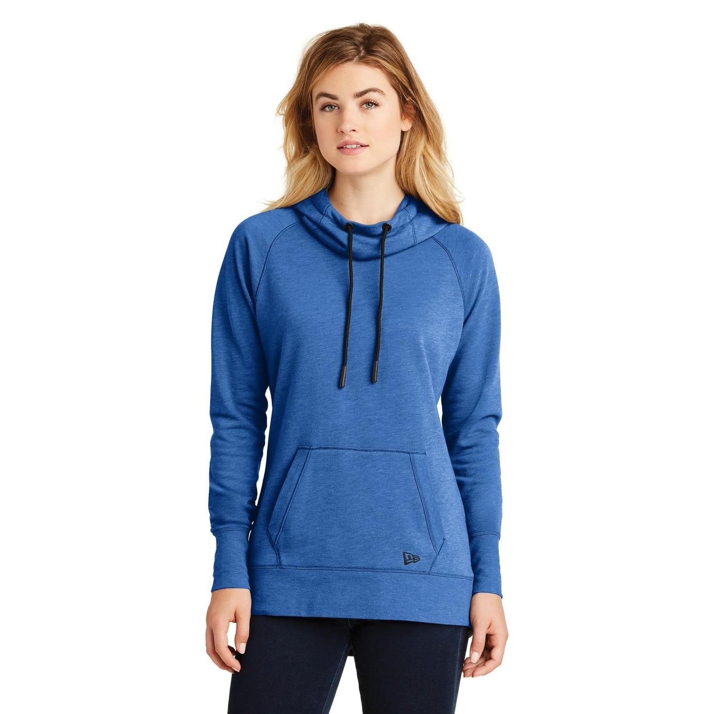 Black Heather Sweatshirt - New Era - Soft Tri-Blend Fleece