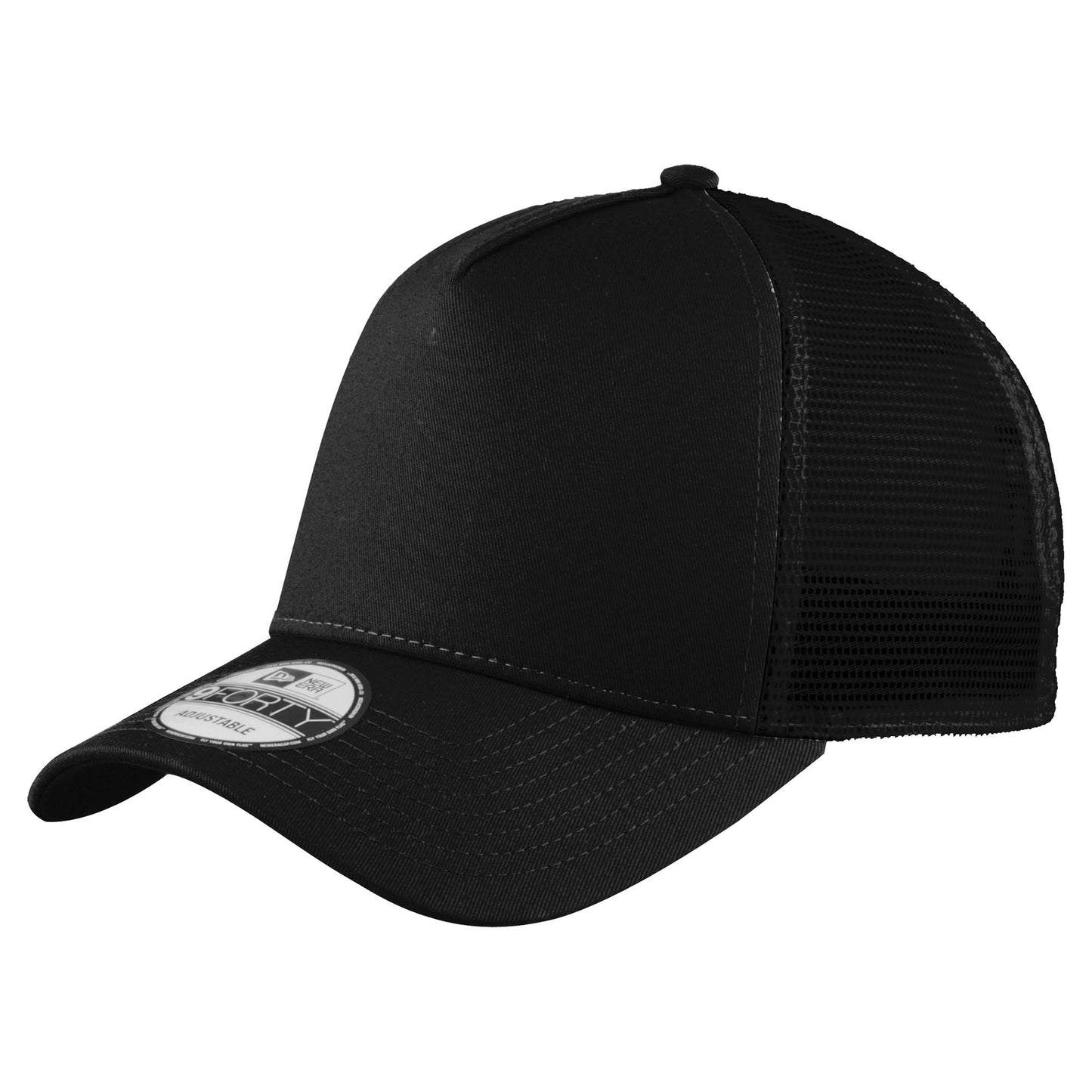 Black Snapback Cap - New Era - Structured Design