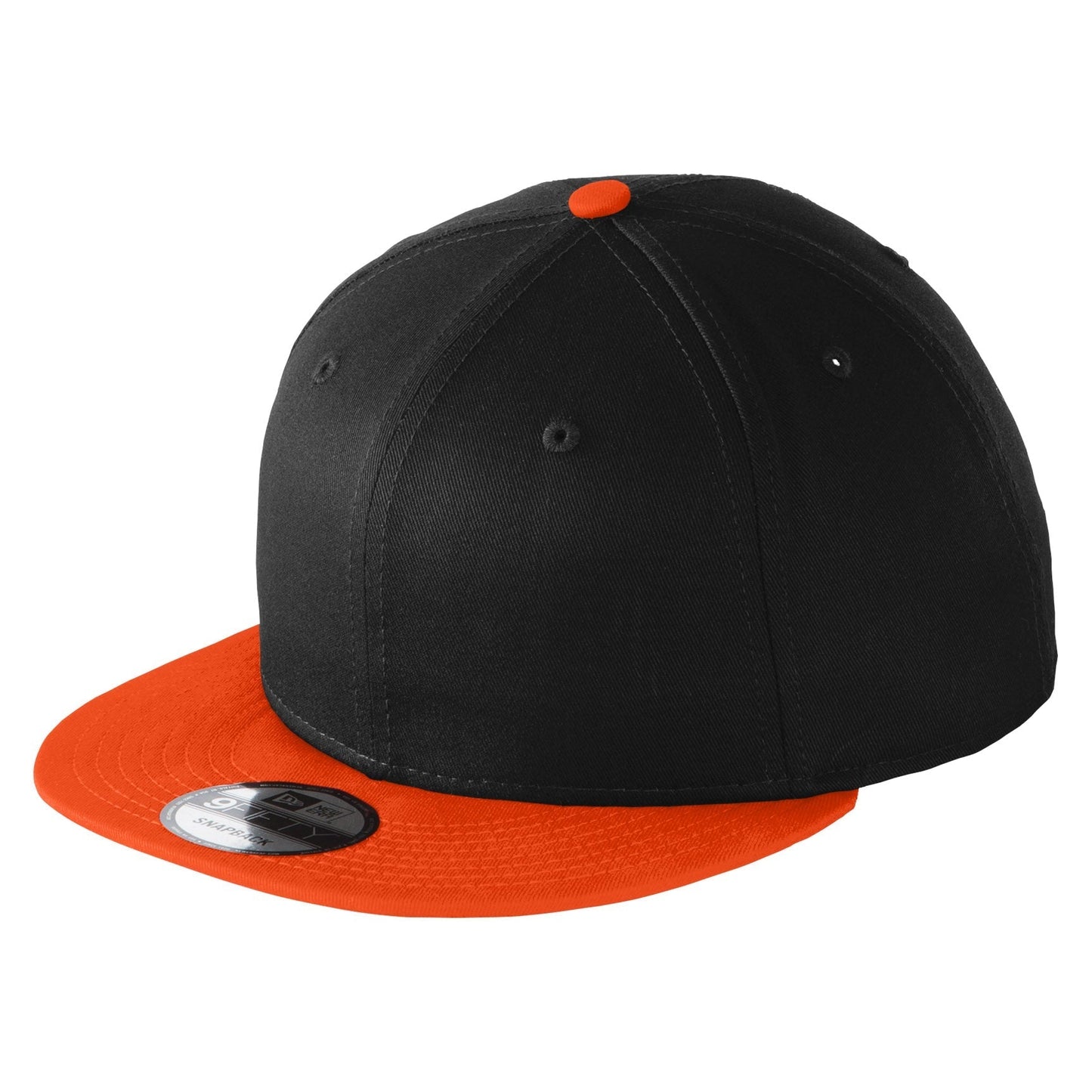 Black/Royal Flat Brim Hat - New Era - Cotton Material