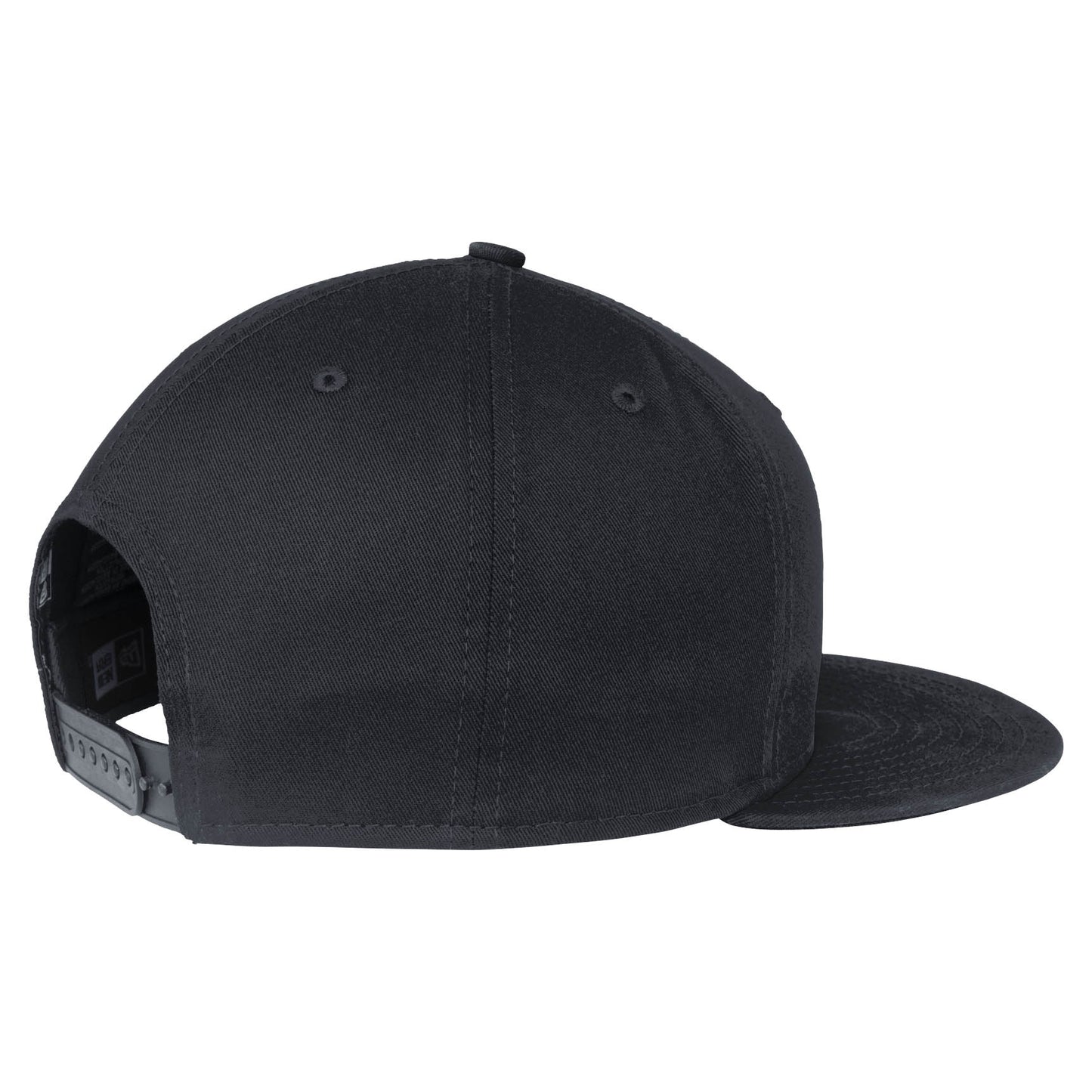 Black/Royal Flat Brim Hat - New Era - Cotton Material