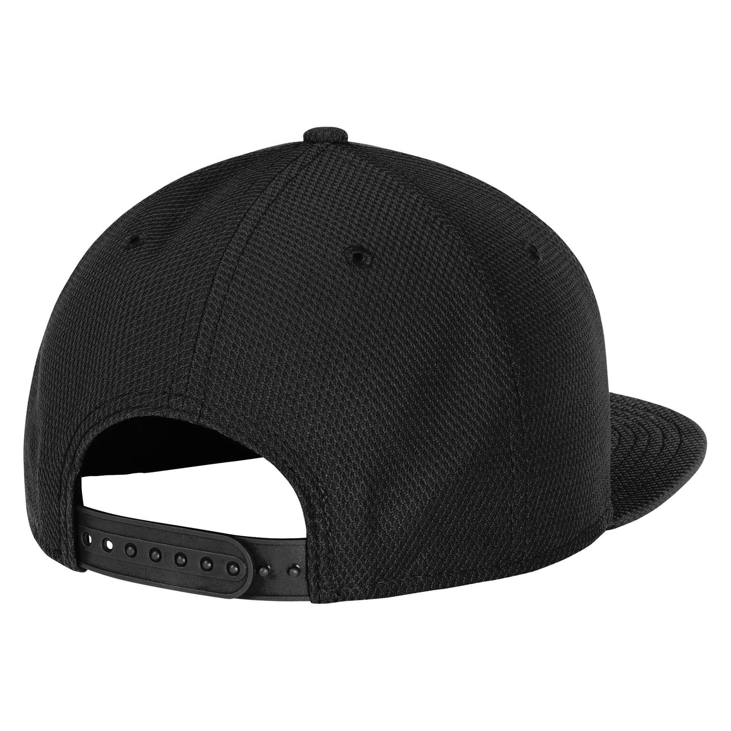 Black Flat Brim Hat - New Era - Adjustable Snapback