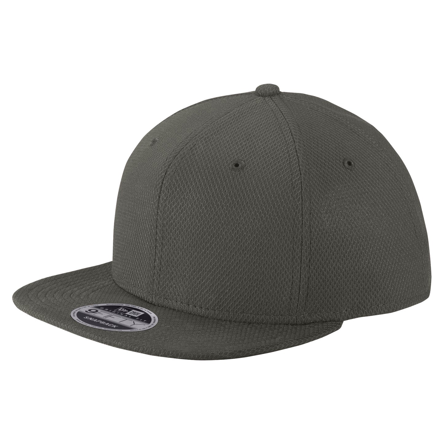 Black Flat Brim Hat - New Era - Adjustable Snapback