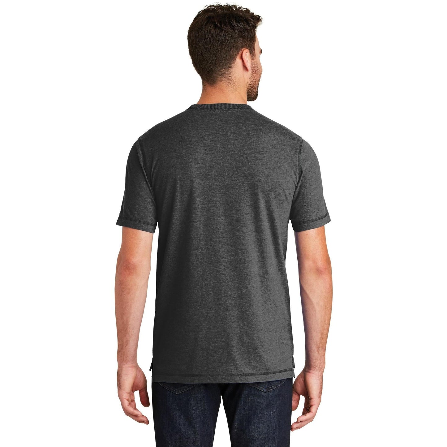 Black Heather T-Shirt - New Era - Soft Sueded Cotton Tee