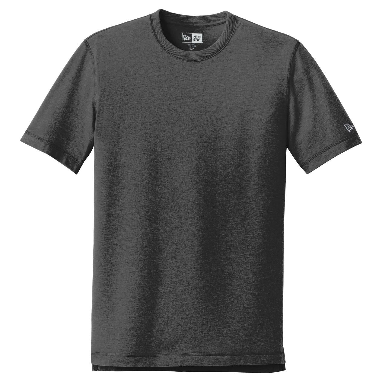 Black Heather T-Shirt - New Era - Soft Sueded Cotton Tee