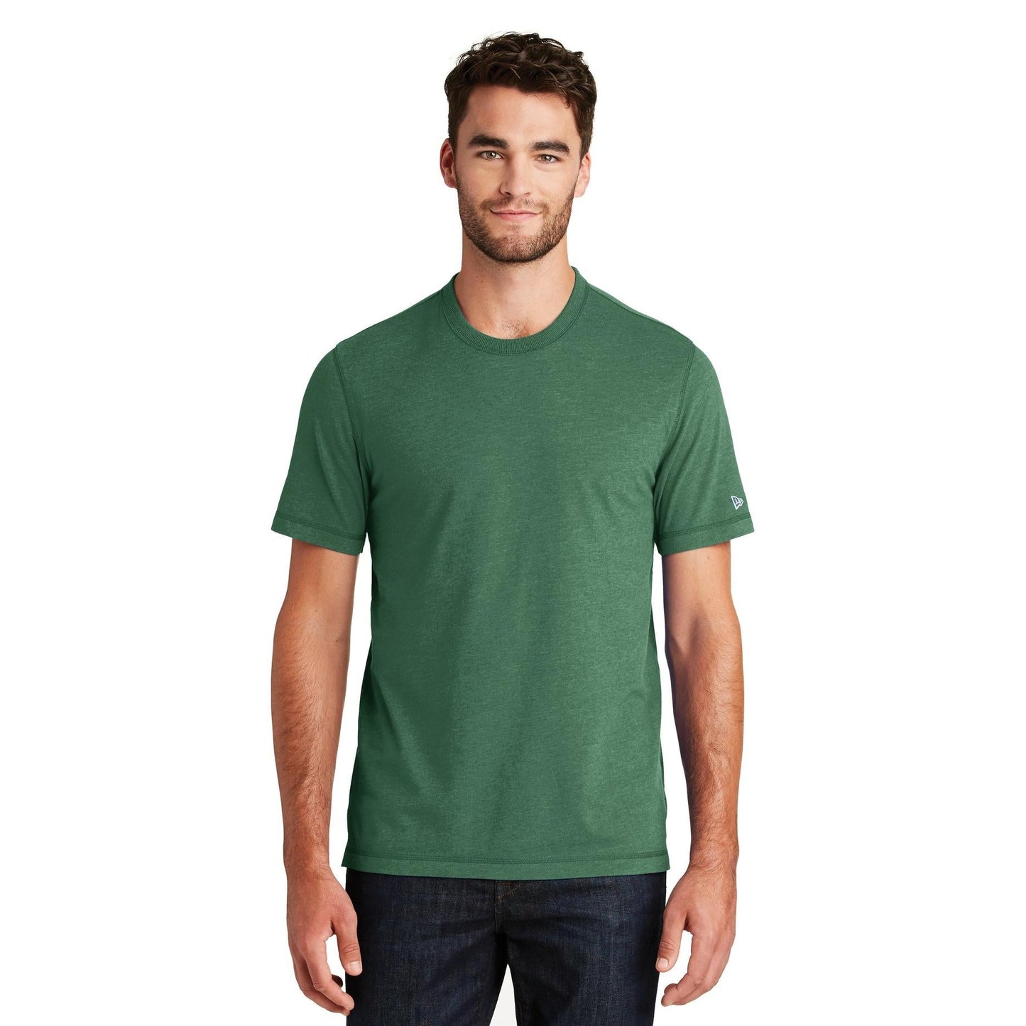 Black Heather T-Shirt - New Era - Soft Sueded Cotton Tee