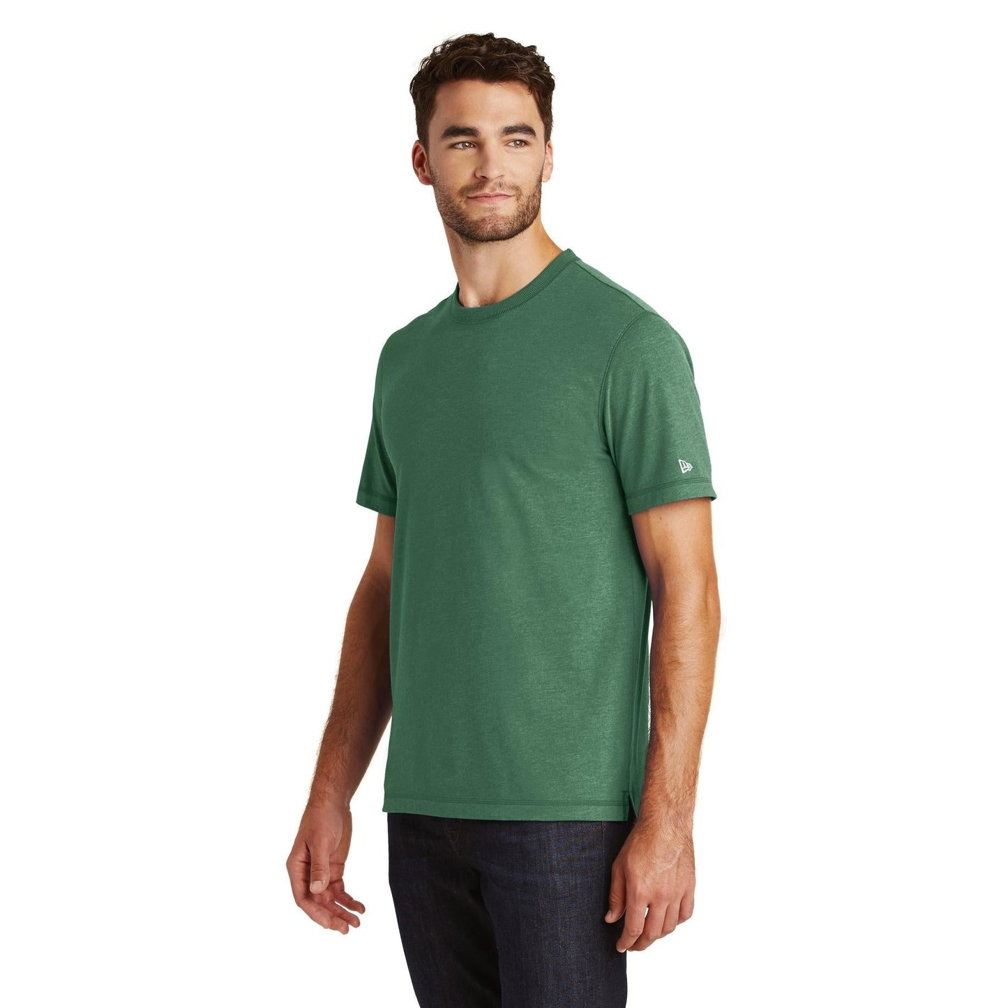 Black Heather T-Shirt - New Era - Soft Sueded Cotton Tee