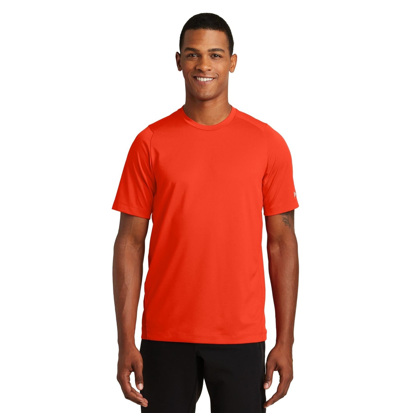 Black Solid T-Shirts - New Era - Moisture Wicking