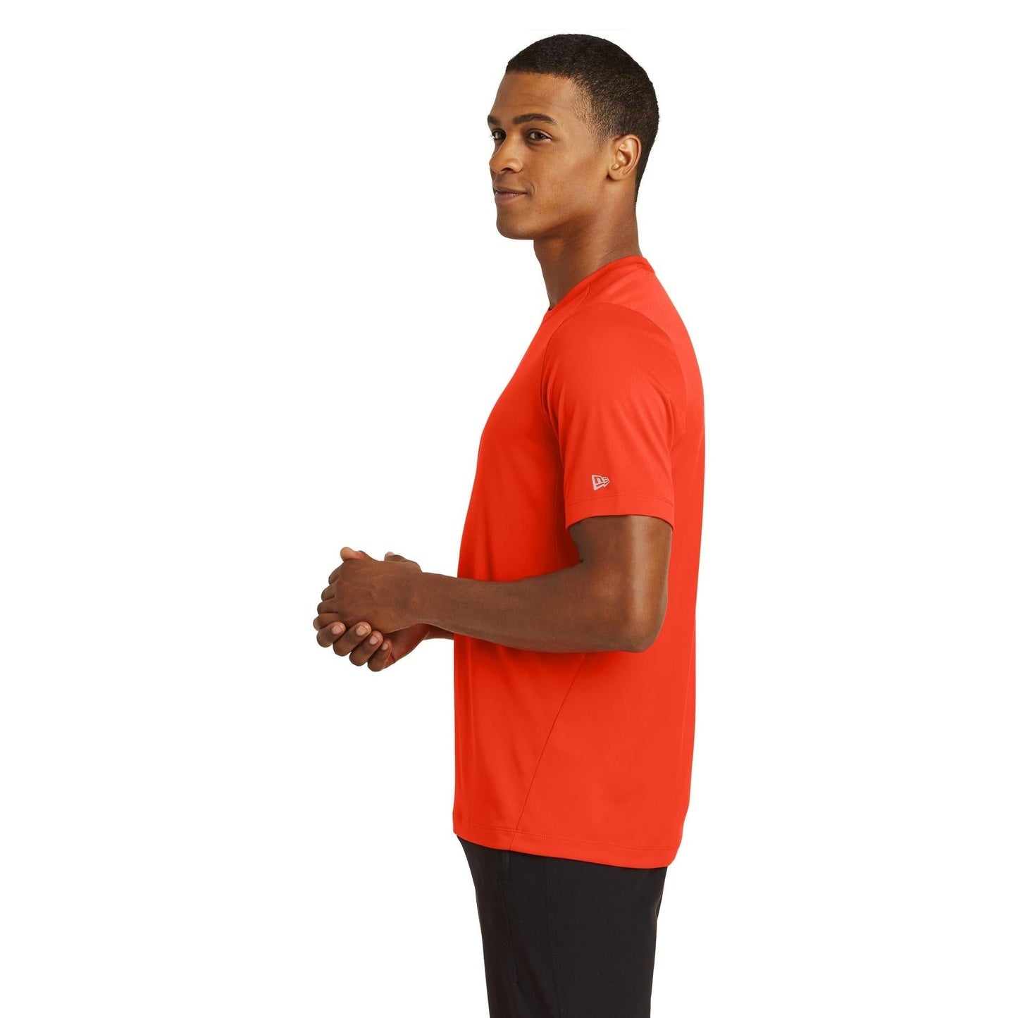 Black Solid T-Shirts - New Era - Moisture Wicking