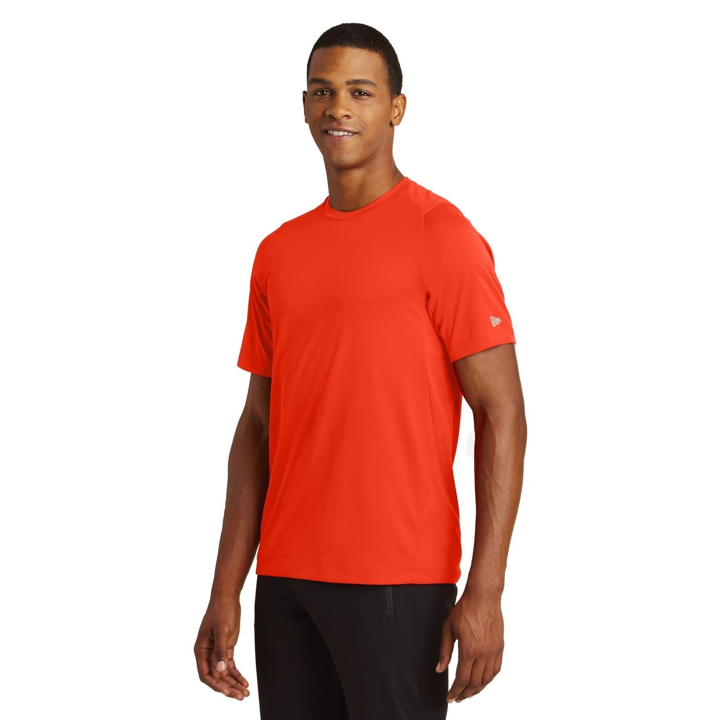 Black Solid T-Shirts - New Era - Moisture Wicking