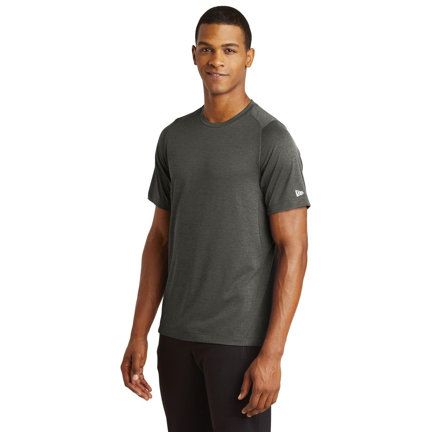 Black Solid T-Shirts - New Era - Moisture Wicking