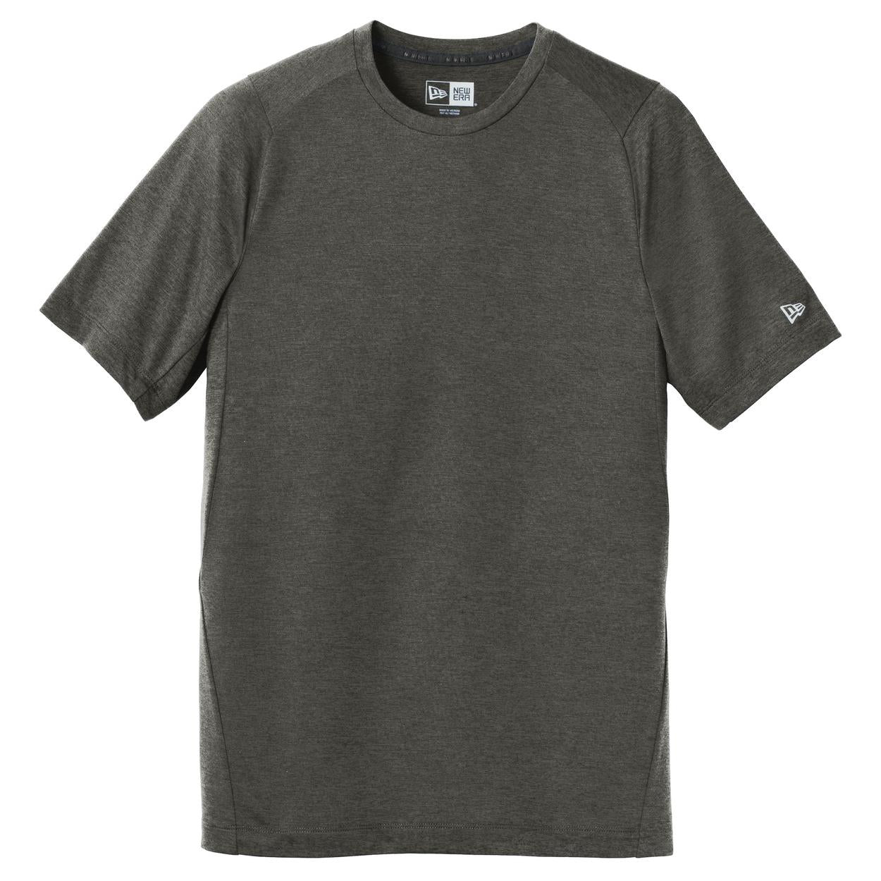 Black Solid T-Shirts - New Era - Moisture Wicking