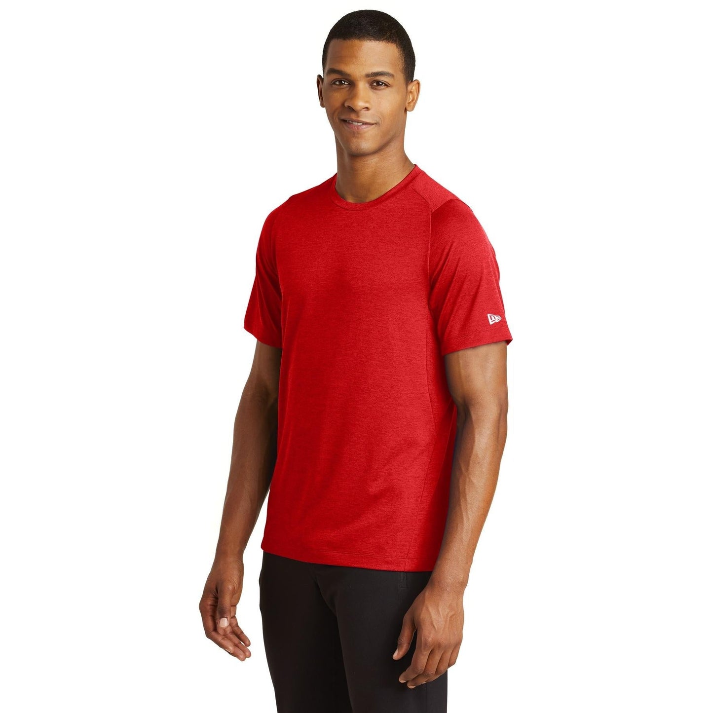 Black Solid T-Shirts - New Era - Moisture Wicking