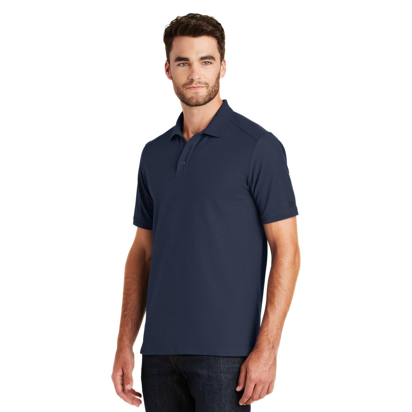 Black Polo Shirt - New Era - Moisture-Wicking