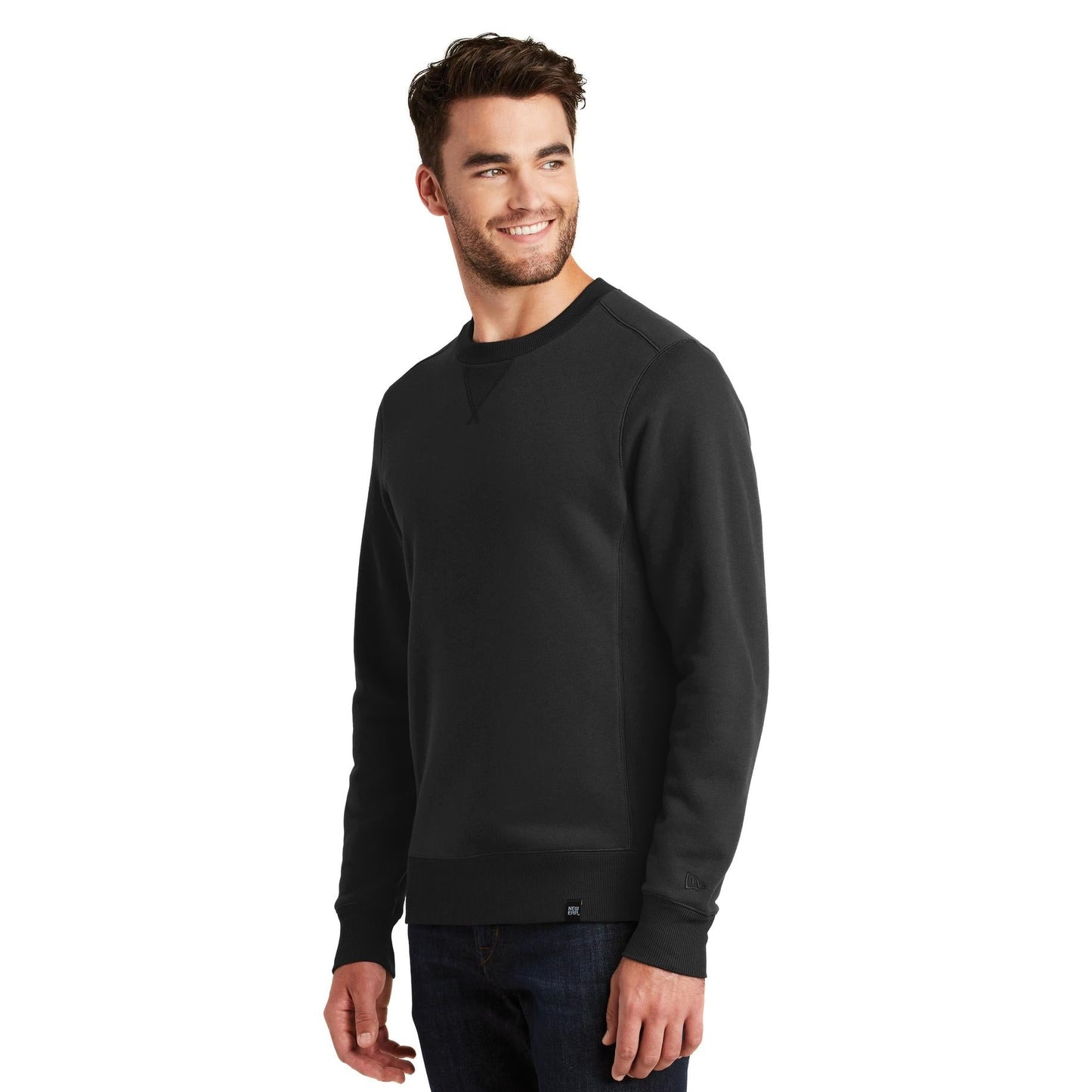 Black Sweatshirts - New Era - Cotton Blend Comfort