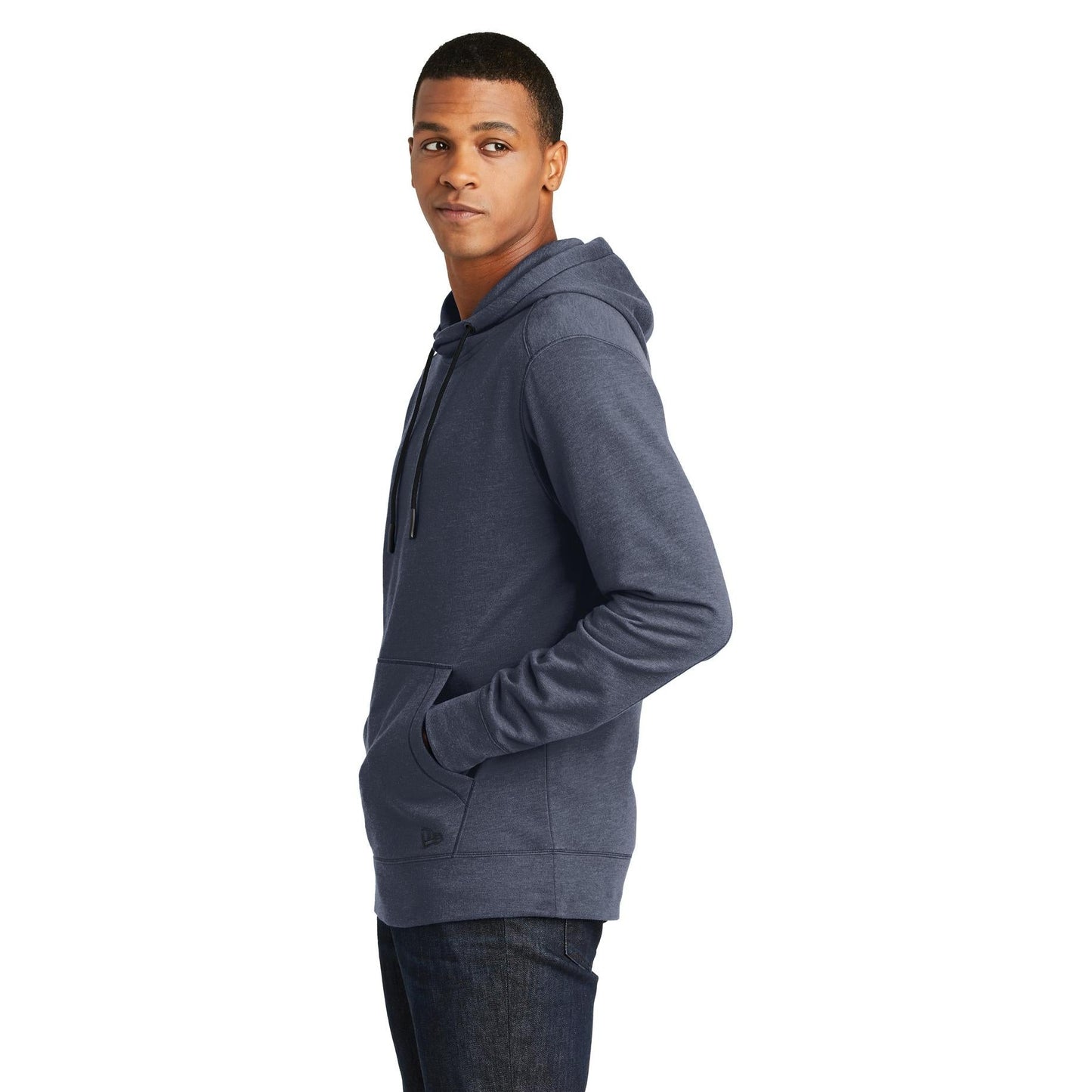 Black Heather Sweatshirt - New Era - Cozy Fleece Hoodie