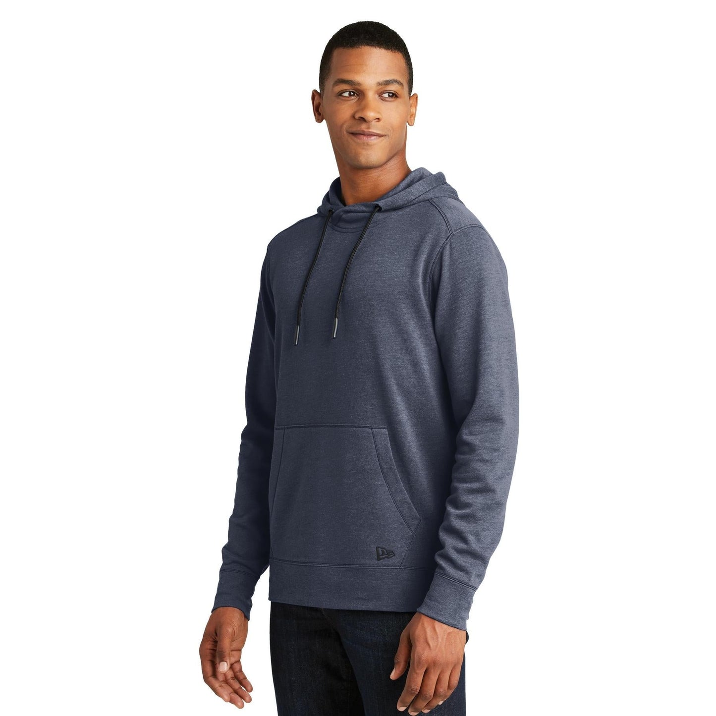 Black Heather Sweatshirt - New Era - Cozy Fleece Hoodie