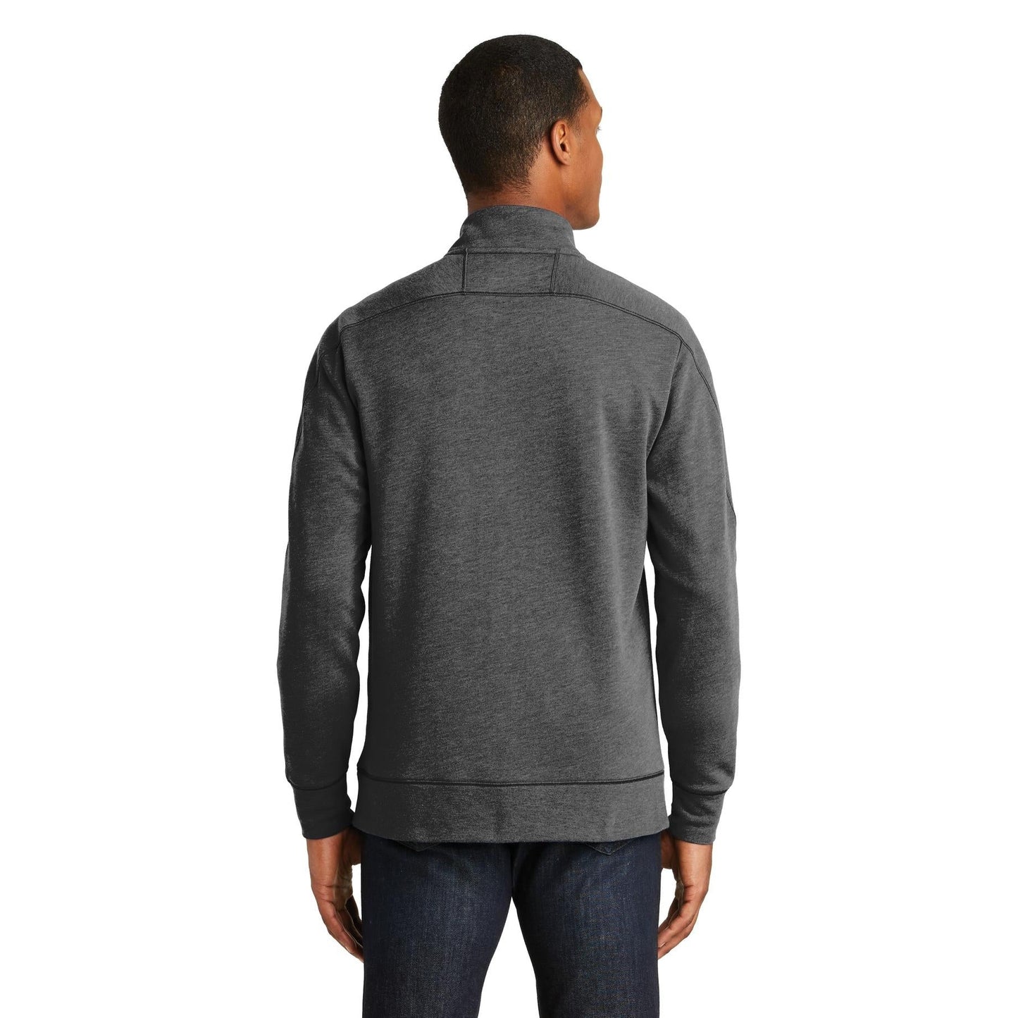 Black Heather Sweatshirt - New Era - Tri-Blend Fleece