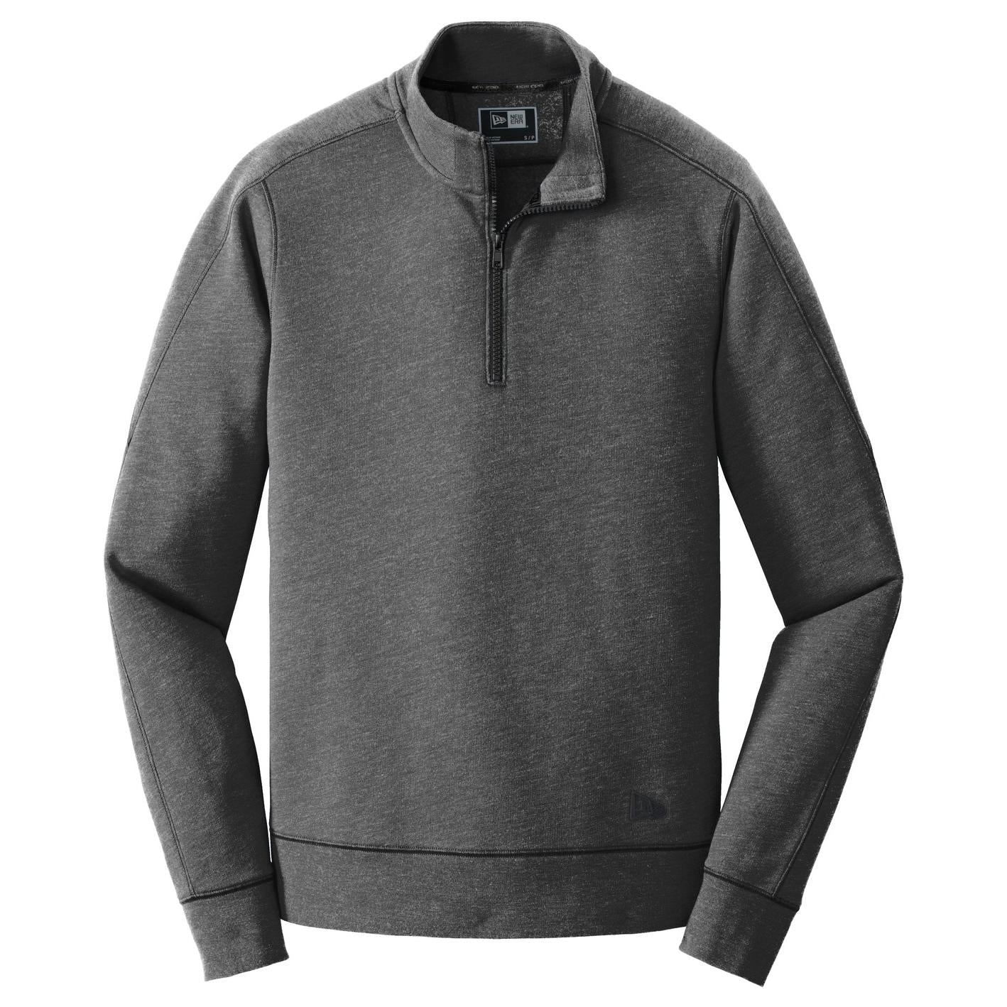 Black Heather Sweatshirt - New Era - Tri-Blend Fleece