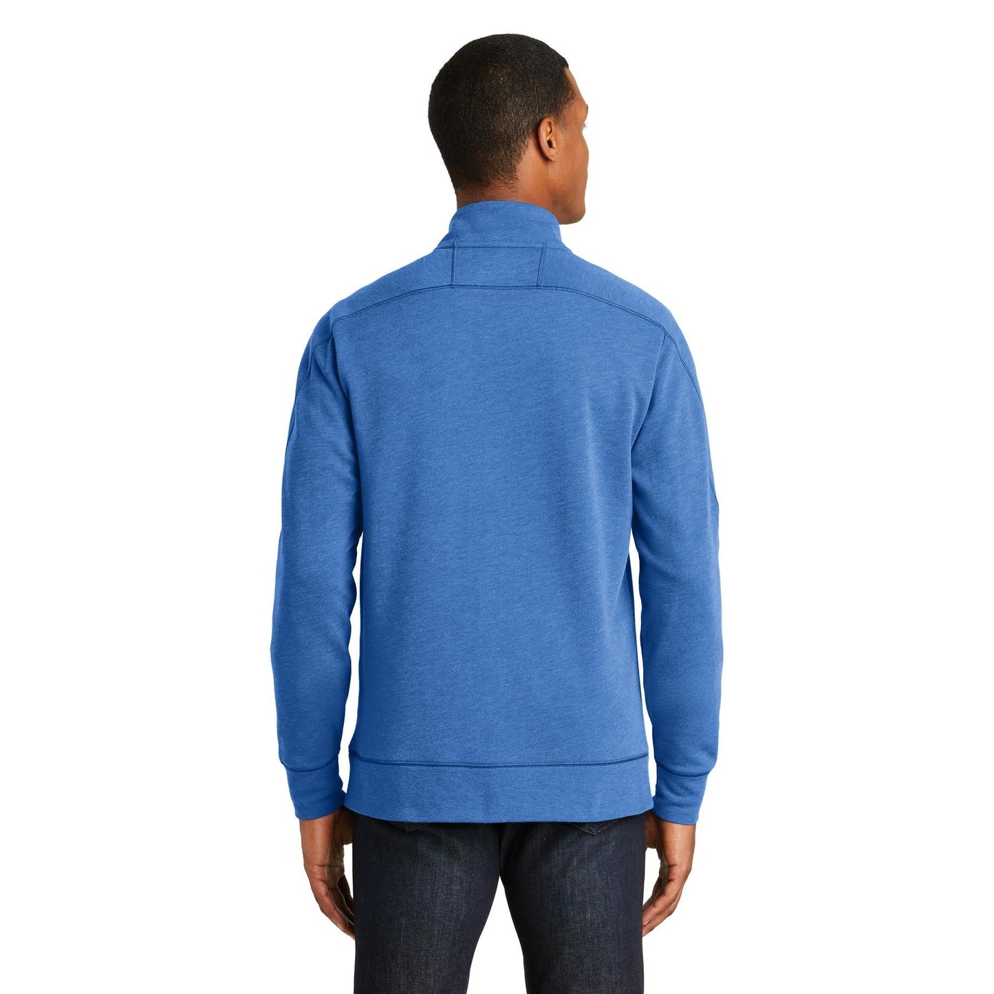 Black Heather Sweatshirt - New Era - Tri-Blend Fleece