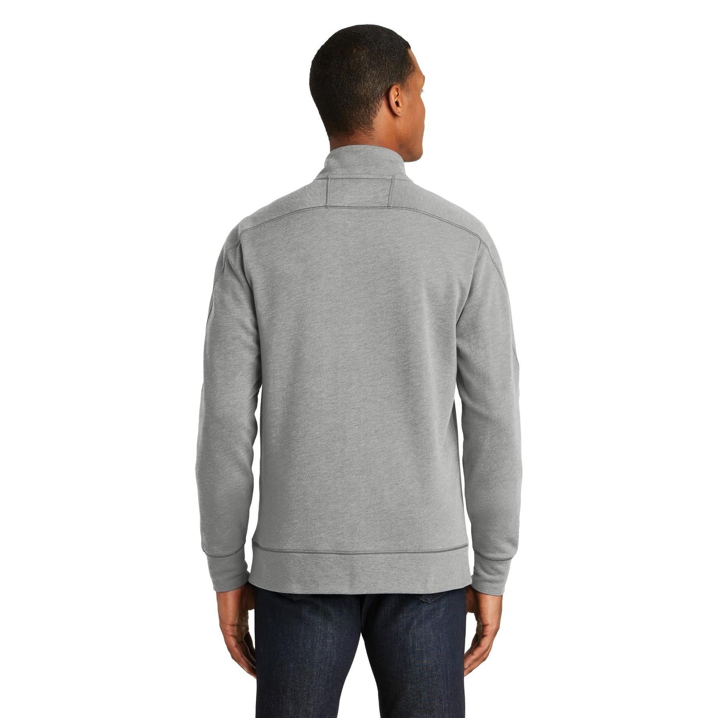 Black Heather Sweatshirt - New Era - Tri-Blend Fleece