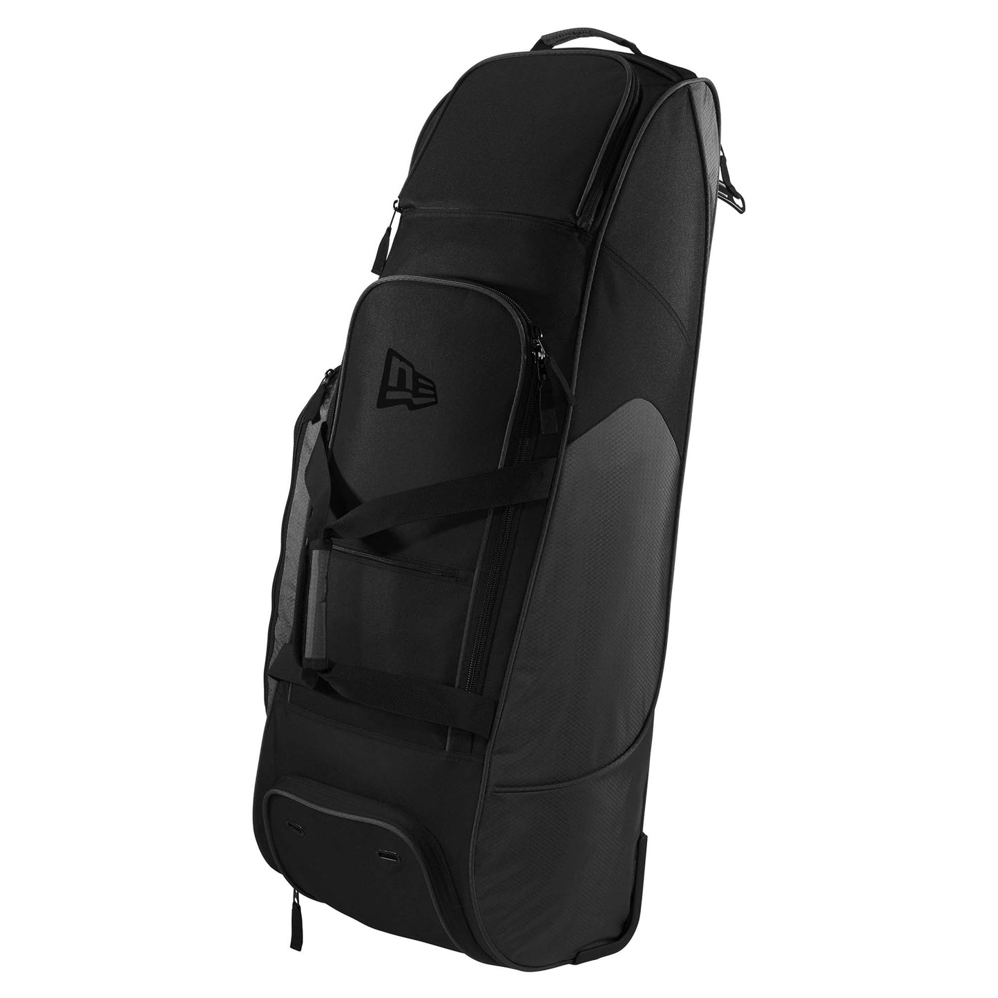 Gray/Black Bat Bags - New Era - Wheeled Design